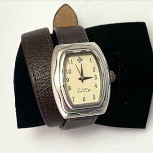 Silpada vintage watch with double wrap band
